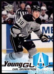 2019-20 Series 2 Base Young Guns #484 Carl Grundstrom - Los Angeles Kings